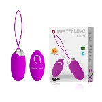 Віброяйце - Pretty Love Berger Vibrating Egg Purple - мініатюра 1