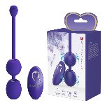 Вагінальні віброкульки - Pretty Love Willie Vibrating Kegel Balls Blue - мініатюра 1