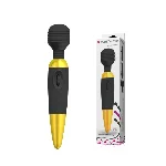 Класичний вібратор - Pretty Love Power Wand Black Gold - мініатюра 1
