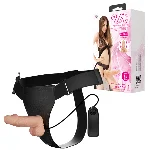 Страпон - Ultra Multi-Speed Vibration Strap On 6.8" - мініатюра 1