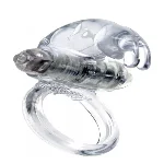 Ерекційне кільце - Rabbit Vibro CockRing Clear - мініатюра 1