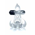 Ерекційне кільце - Dolphin Vibro CockRing Clear - мініатюра 3
