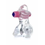 Ерекційне кільце - Tongue Vibro CockRing Clear - мініатюра 2