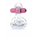 Ерекційне кільце - Tongue Vibro CockRing Clear - мініатюра 5