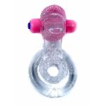 Ерекційне кільце - Tongue Vibro CockRing Clear - мініатюра 8