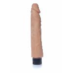 Вібратор - Real Skin Multispeed Flesh, 23 см - мініатюра 2