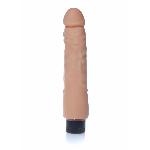 Вібратор - Real Skin Multispeed Flesh, 23 см - мініатюра 3
