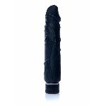 Вібратор - Real Skin Multispeed Black, 22 см - мініатюра 2