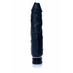 Вібратор - Real Skin Multispeed Black, 22 см - мініатюра 3