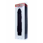 Вібратор - Real Skin Multispeed Black, 22 см - мініатюра 6