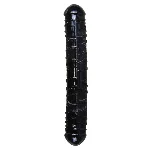 Двосторонній фалоімітатор - Flexible Double Dong Black - мініатюра 1
