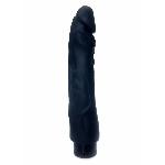 Вібратор - Real Skin Multispeed Black, 22,5 см - мініатюра 2