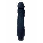Вібратор - Real Skin Multispeed Black, 22,5 см - мініатюра 3