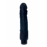 Вібратор - Real Skin Multispeed Black, 22,5 см - мініатюра 4