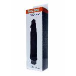 Вібратор - Real Skin Multispeed Black, 22,5 см - мініатюра 6