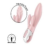Вакуумний кліторальний стимулятор - Air Pump Bunny 3 Rose - мініатюра 1