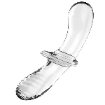 Фалоімітатор - Satisfyer Double Crystal Transparent - мініатюра 1