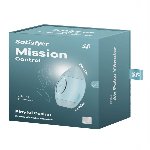 Вакуумний стимулятор - Satisfyer Mission Control Blue - мініатюра 3