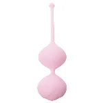 Вагінальні кульки - Silicone Kegel Balls Light Pink, 36 мм, 90 г - мініатюра 1