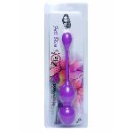 Вагінальні віброкульки - Vibrating Kegel Balls Purple, 32 мм, 80 г - мініатюра 4