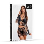 Комплект білизни - Top and skirt 211914, black - One Size - мініатюра 3