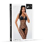 Бодістокінг - Bodystocking 214088, black - One Size - мініатюра 3