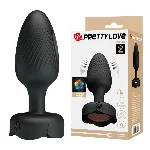 Анальна пробка - Pretty Love Varian Black - мініатюра 1
