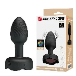 Анальна пробка - Pretty Love Olman Black - мініатюра 1