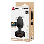 Анальна пробка - Pretty Love Olman Black - мініатюра 2