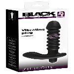 Анальний вібратор - Black Velvets Vibrating Plug Medium - мініатюра 1