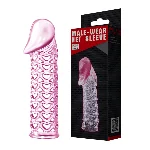 Насадка на член - Male-Wear Net Sleeve Pink - мініатюра 1
