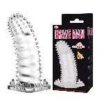 Насадка на член - Brave Man Penis Sleeve Clear - мініатюра 1