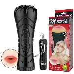 Мастурбатор - Masturbator Cup, Vibration Mouth - мініатюра 1
