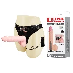 Страпон - Ultra Passionate Harness Vibrating, 16.5 см - мініатюра 1