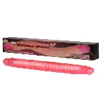 Двосторонній фалоімітатор - Double Dong Pink, 14" - мініатюра 1