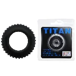 Ерекційне кільце - Titan Cock Ring Blue - мініатюра 1
