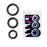 Ерекційні кільця - Titan Cock Ring Set Pink - мініатюра 1