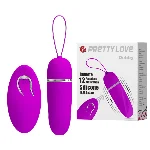 Віброяйце - Pretty Love Debby Vibrating Egg Purple - мініатюра 1