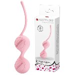 Вагінальні кульки - Pretty Love Kegel Tighten Up I Light Pink - мініатюра 1