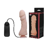 Вібратор - The Big Penis Strong Stimulation Vibrator, 23,5 см - мініатюра 1