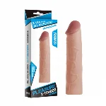 Насадка на член - Pleasure X-Tender Penis Sleeve Add 1" Flesh - мініатюра 1