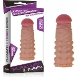 Насадка на член - Pleasure X-Tender Penis Sleeve Add 2" Flesh - мініатюра 1