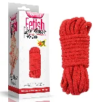 Мотузка - Fetish Bondage Rope Red, 10 м - мініатюра 1