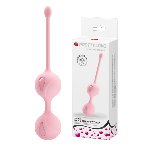 Вагінальні кульки - Pretty Love Kegel Tighten Up I Light Pink - мініатюра 1