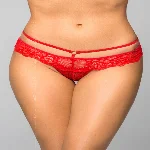 Жіночі трусики - Tongs 2475, red M/L - мініатюра 1