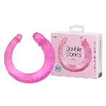 Двосторонній фалоімітатор - Double Dones Dildo Pink - мініатюра 1