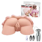 Мастурбатор - Temptation Passion Lady Snug-Fit Pussy Vibrating Masturbator - мініатюра 1