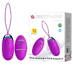 Віброяйце - Pretty Love Jessica Vibrating Egg Purple - мініатюра 1