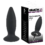 Анальна пробка - Black Velvets Rechargeable Plug Small - мініатюра 1
