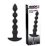 Анальний стимулятор - Black Velvets Rechargeable Beads - мініатюра 1